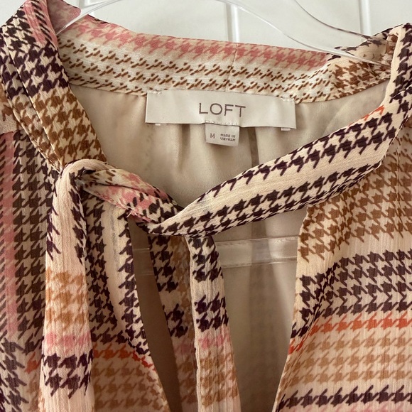 Loft Multicolor Patterned Dress - Picture 2 of 4